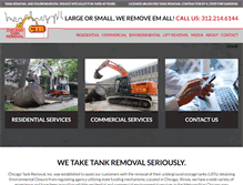 Tablet Screenshot of chicagotankremoval.com